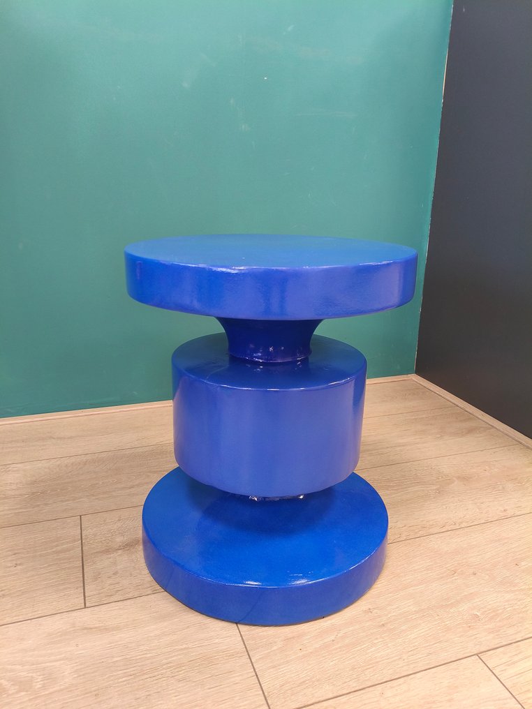 Moderne Blauwe Japandi Style - Table d'appoint - oxyde de magnésium #2.1