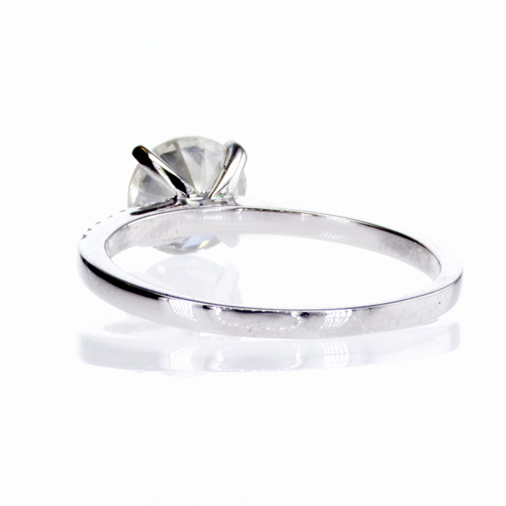 χωρίς τιμή ασφαλείας - Δαχτυλίδι αρραβώνων - 14 καράτια Λευκός χρυσός -  1.15ct. tw. Διαμάντι (Φυσικό) - Διαμάντι #4.3