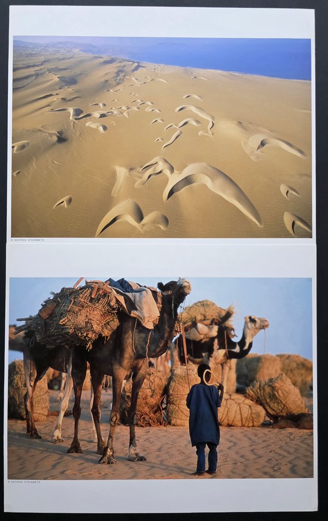 George Steinmetz (1957) - 2 tirages : "Désert d'Atacama", "Désert du Sahara" #1.0