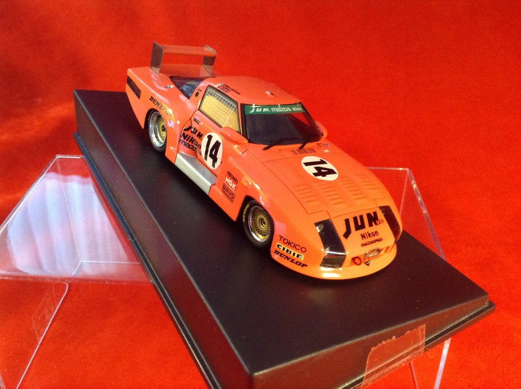 Bizarre 1:43 - 模型赛车 - ref. #BZ375 Mazda RX7 254i GTX "Jun Men" 6° 1à GTX 6h Fuji 1982 Takashi Yorino/Masanori Sekiya/Tom - 非常好的质量 #1.0