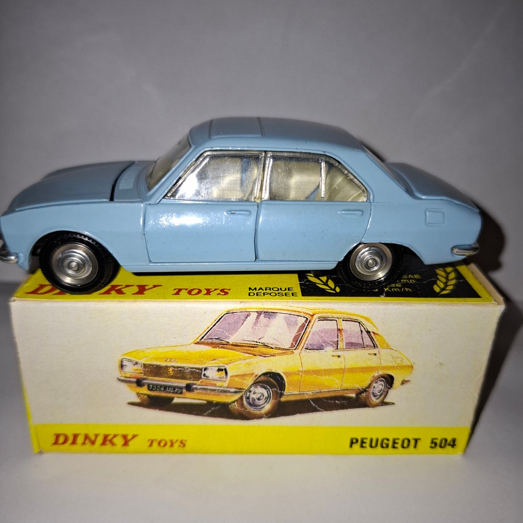 Dinky Toys 1:43 - Model car - Dinky Toys Peugeot 504 - Repro Box #1.0
