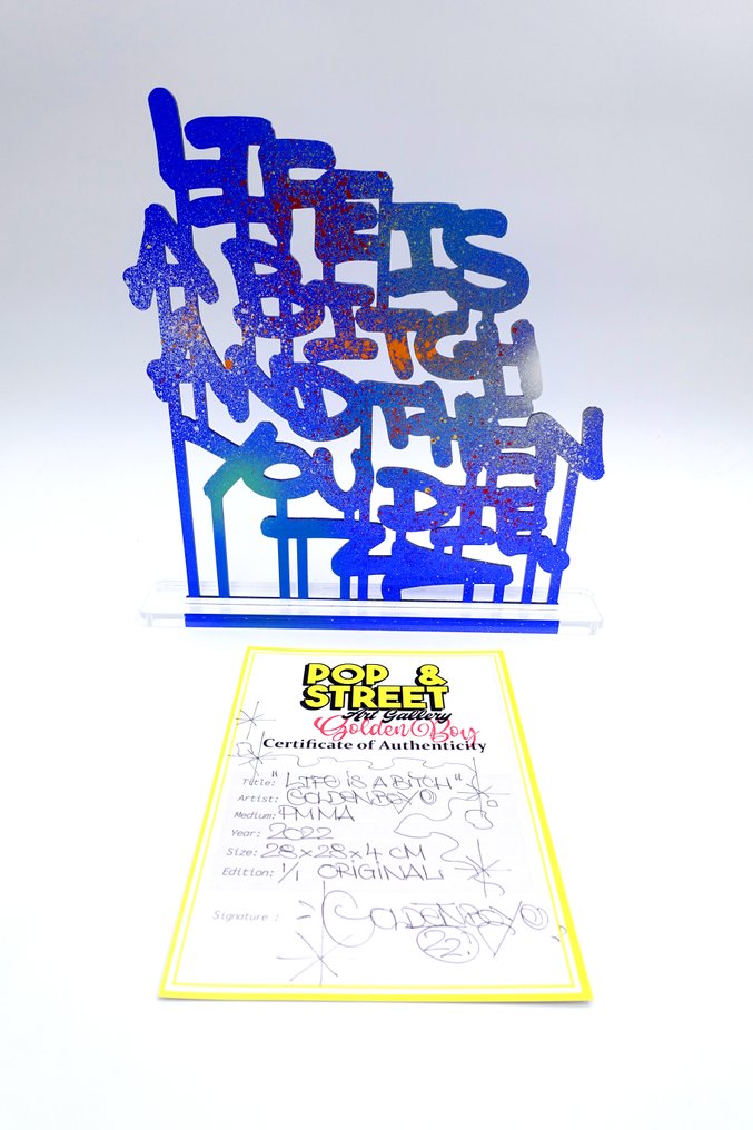 Golden Boy (2000) - LIFE IS A BITCH AND THEN YOU DIE. (Original artwork!) #4.3