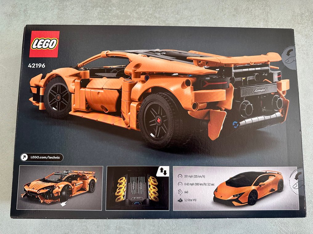LEGO Set - 42196 - Technic - Lamborghini Huracán Tecnica Orange #2.1