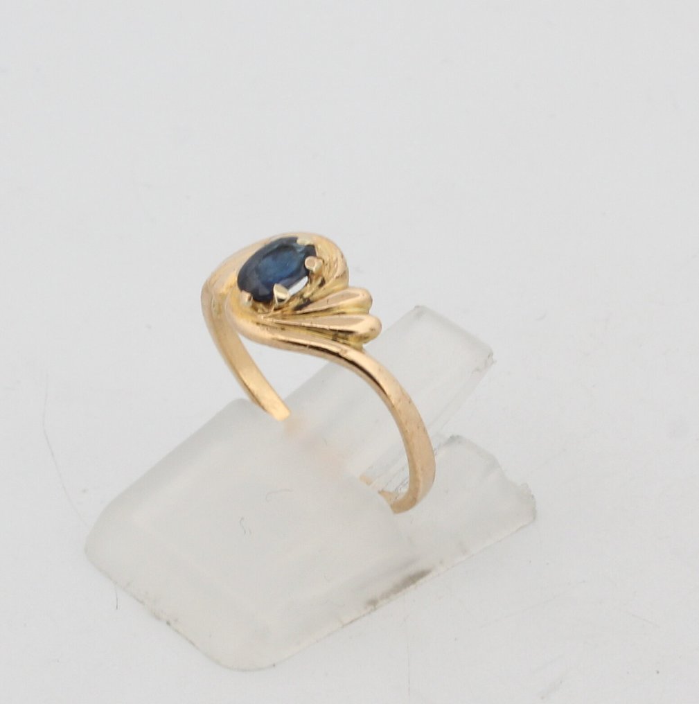 Sans prix de réserve - Bague - 18 carats Or jaune Saphir #3.2