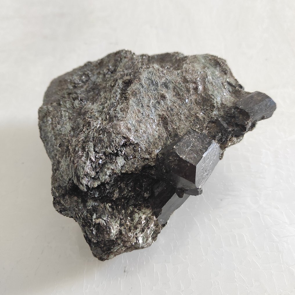 TORMALINA BITERMINATA BLOCCO - Height: 7 cm - Width: 12 cm- 1090 g - (1) #1.0