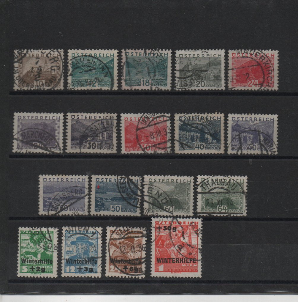 Austria 1918/1932 - Colecție I. Republică cu multe exemple bune și sigilii de top. - Katalognummer 228-543 #2.1