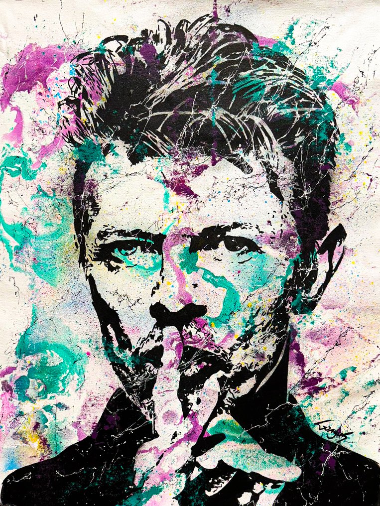 Gongas (XX-XXI) - Vandalized David Bowie - No Reserve #1.0