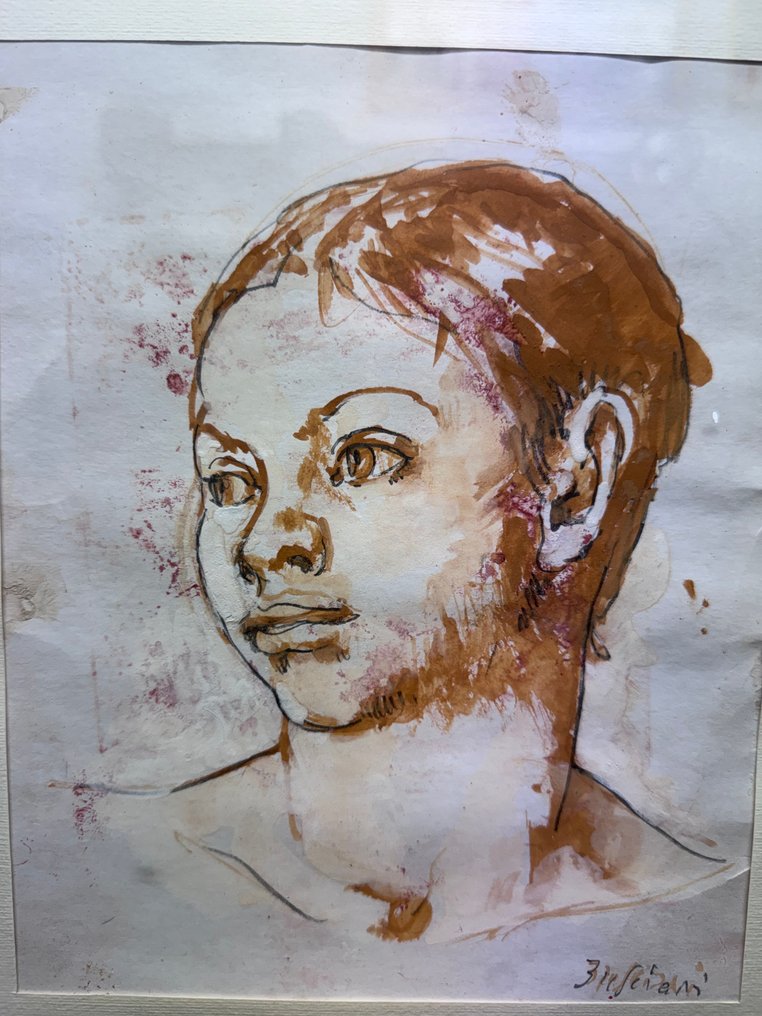 Antonio Bresciani (1902-1998) - Profilo di ragazza #3.2