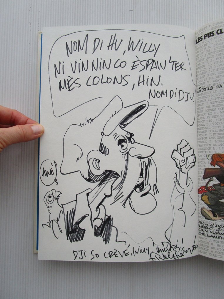 Walthéry - La Vî bleû + dédicace - C - 1 Album - Prima edizione - 1980 #1.0