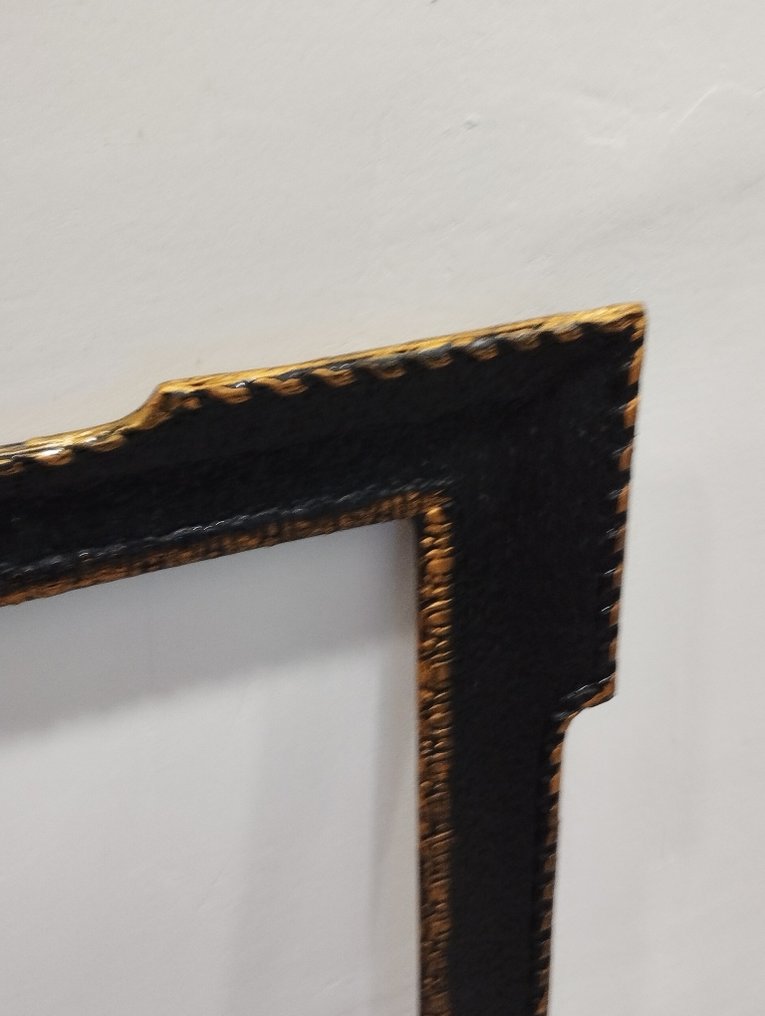 Cadre  - Bois - Corniche ébénisée du XIXe siècle #4.3