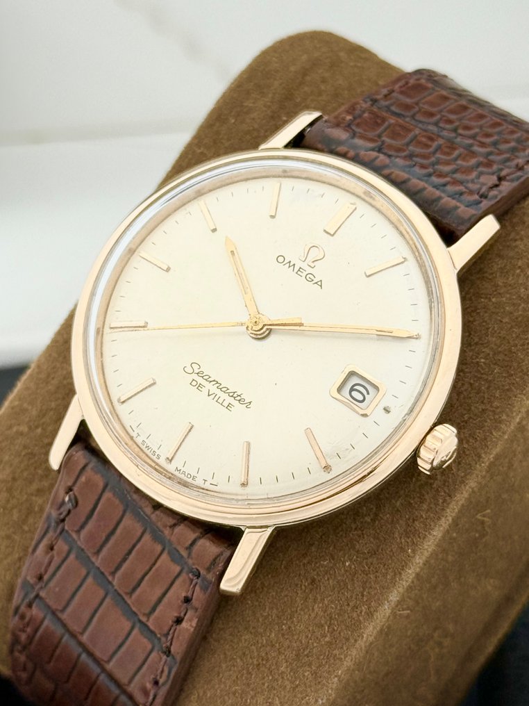 Omega - Fără preț de rezervă - Solid Gold Capped Seamaster De Ville Date Cal.611 - 136.020 - Bărbați - 1964 #1.0