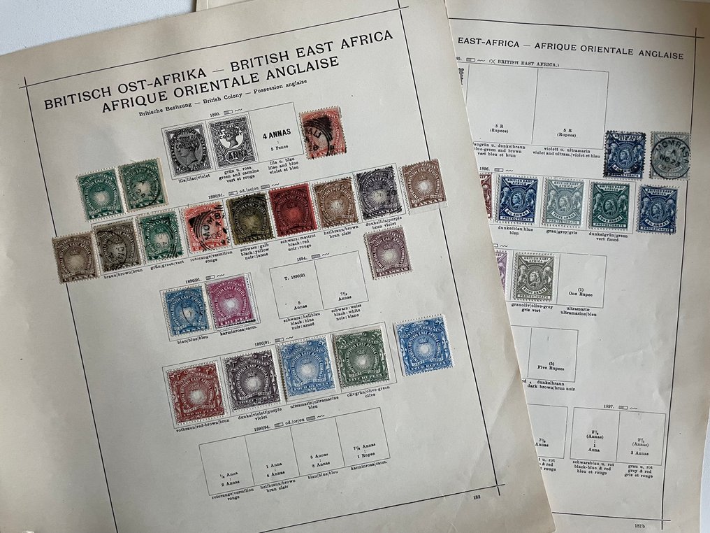 Brit Kelet-Afrika - Részlet egy régi Generalsammlung-ból. #1.0