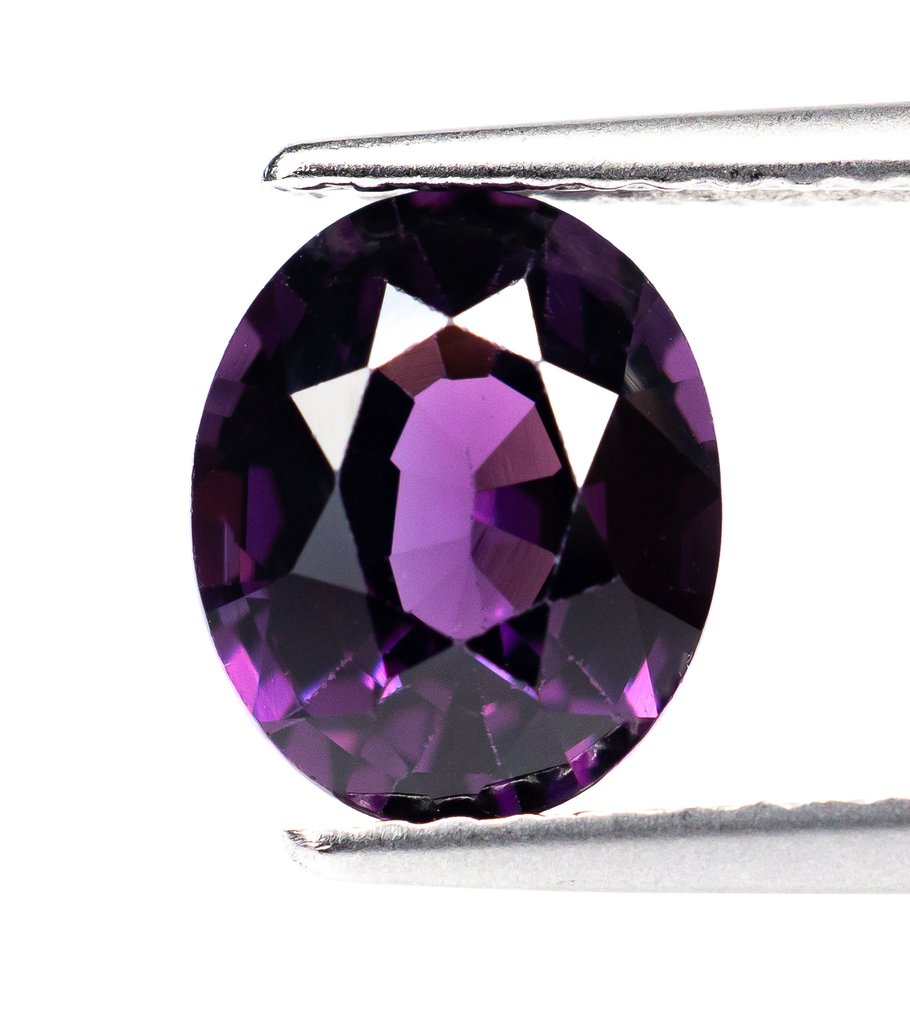 没有保留价 尖晶石  - 1.89 ct - 安特卫普宝石报告（GRA） - Deep Purple #1.0