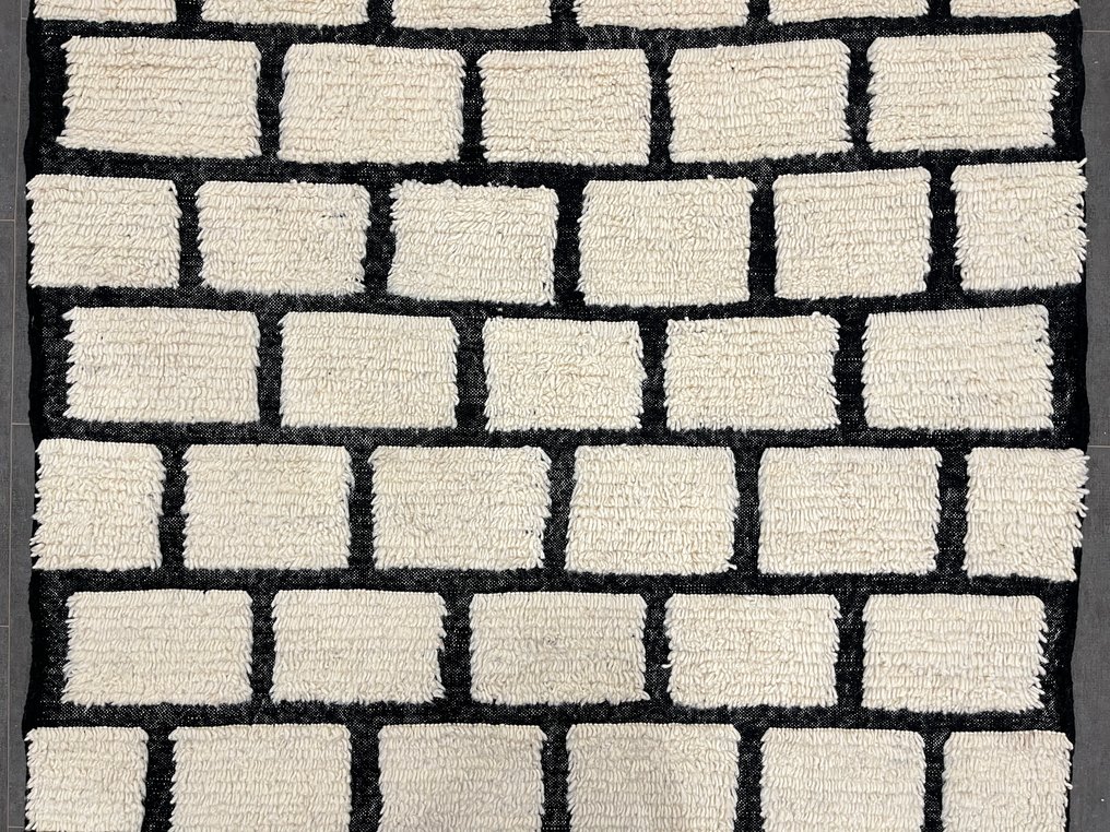 Berber, Handgefertigter Berberwollteppich. - Teppich - 256 cm - 154 cm - Dicke und weiche Wolle #3.2