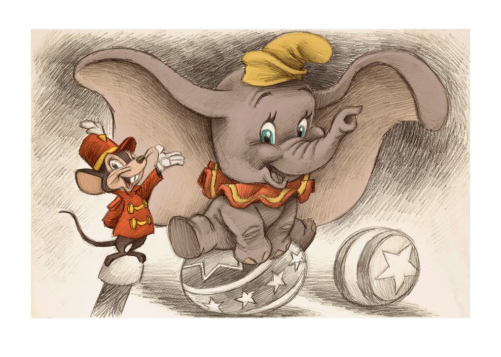 Joan Vizcarra - Dumbo e Timothy - Artist Proof (AP) – Hand-Signed #1.0