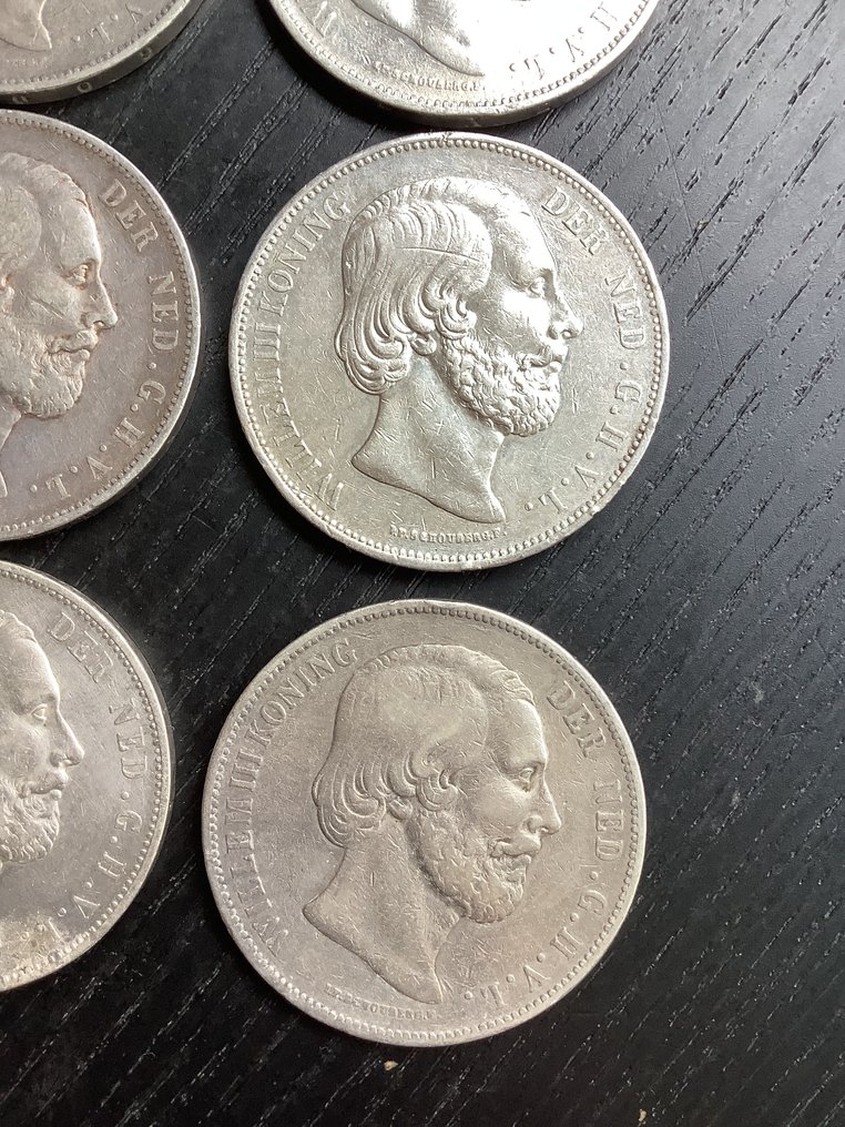 Nederland. Willem III. 2 1/2 Gulden 1864-1874 (Zonder minimumprijs) #4.3