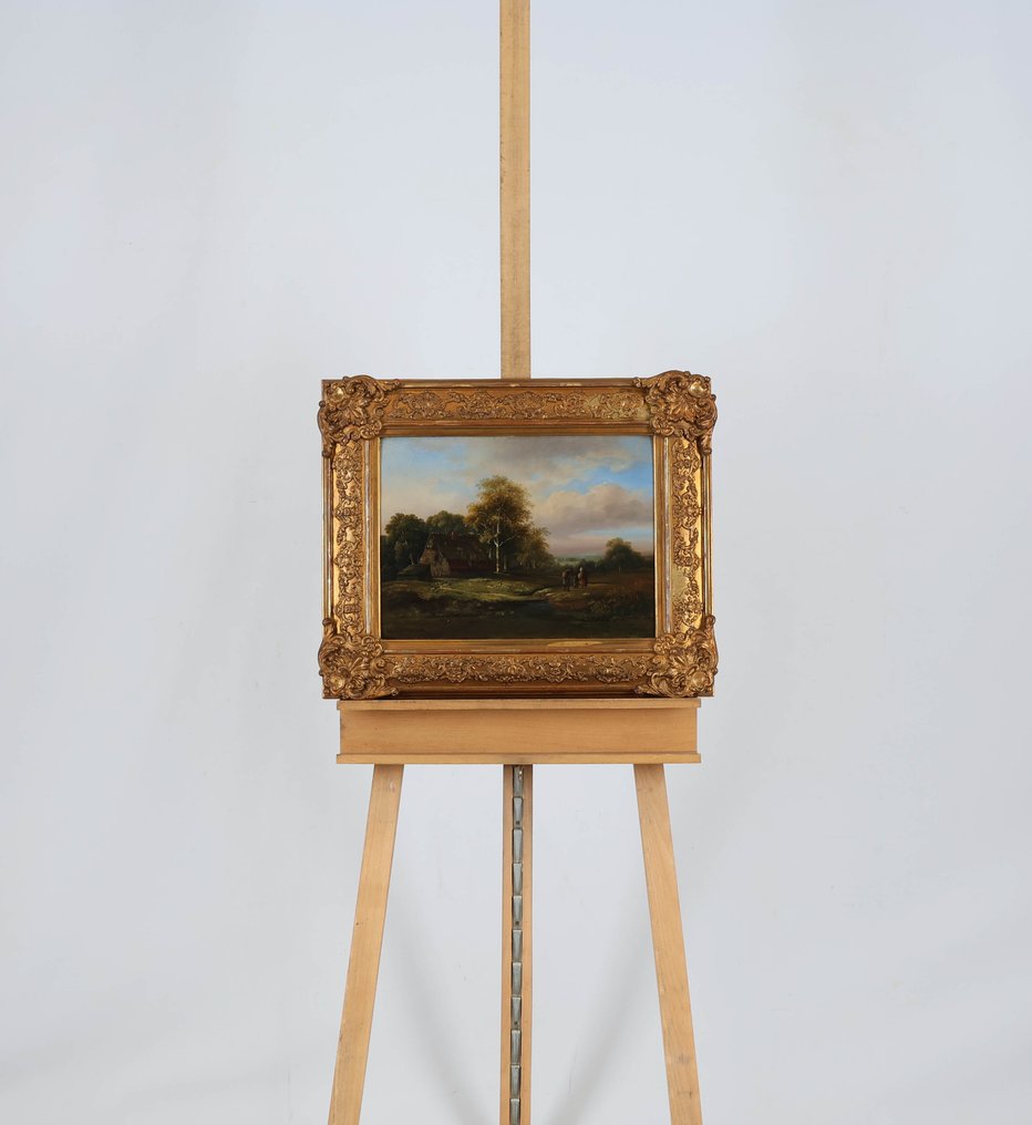 Hollandse School (XIX-XX) Naar M.A. Koekkoek - Landschap #1.0