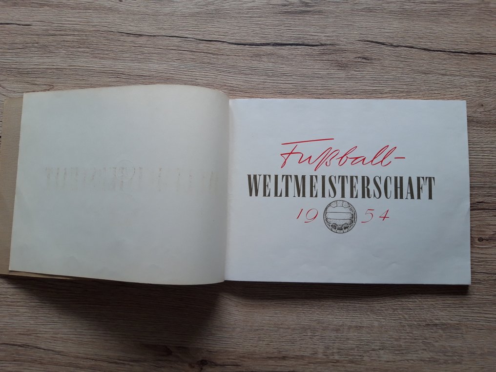 Deutschland und WM 54 Länder - 世界足球锦标赛 - Fritz Walter - 1954 - 收藏册  #1.0