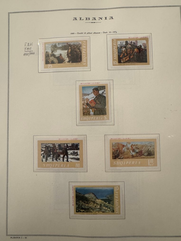 Albania 1968/1983 - Complete collection including also imperforate stamps, airmail, and miniature sheets. #2.1