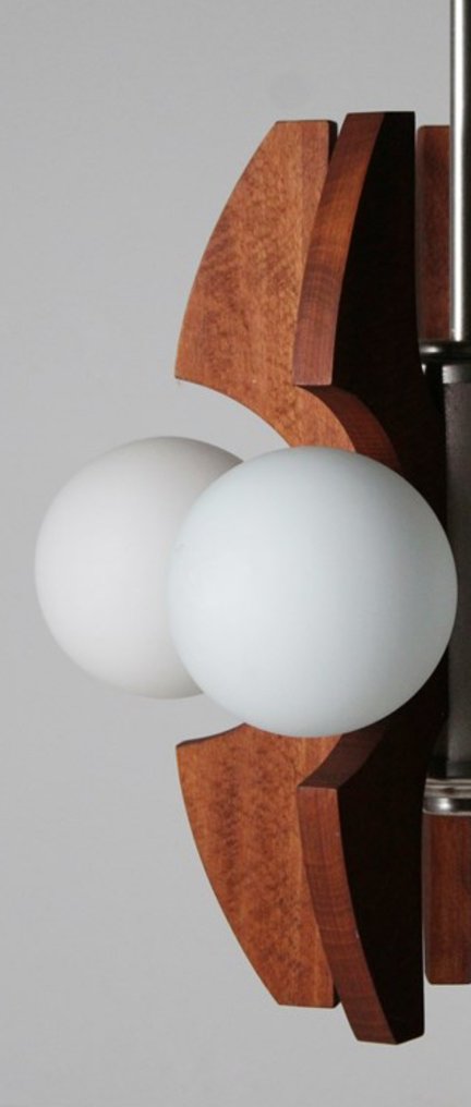 掛燈 - 玻璃 - 太空时代风格吊灯 #3.2