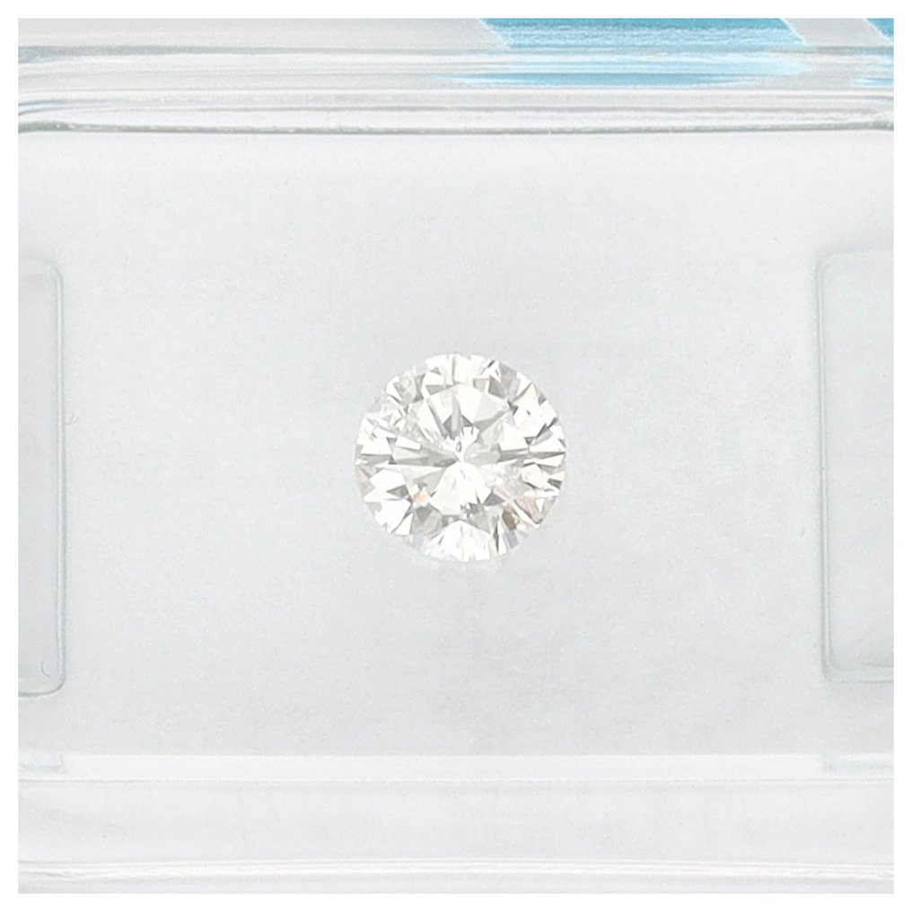 Nincs minimálár - 1 pcs Gyémánt (Természetes) - 0.44 ct - Kerek - G - I1 - Nemzetközi Gemmológiai Intézet (IGI) #1.0