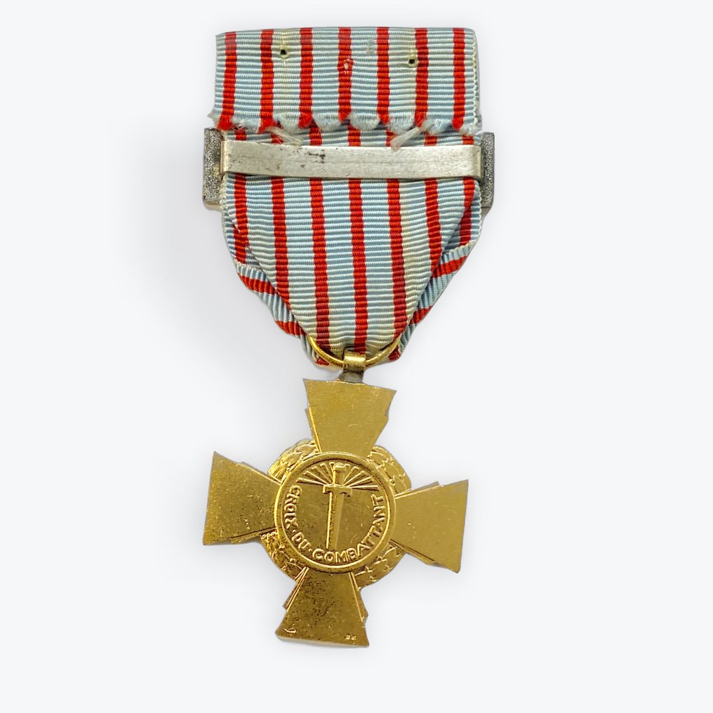 法国 - 军事勋章 - 志愿战斗者十字勋章及其别针 #2.1