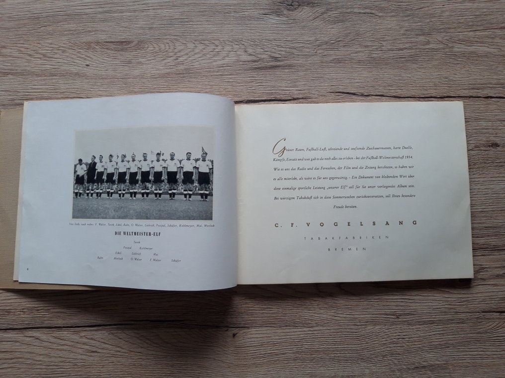 Deutschland und WM 54 Länder - 世界足球锦标赛 - Fritz Walter - 1954 - 收藏册  #2.1