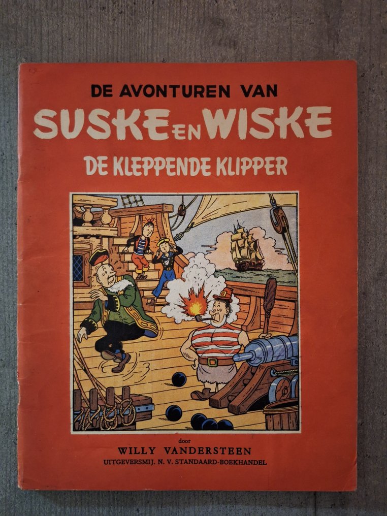 Suske en Wiske RV-24 - De Kleppende Klipper - 1 Album - Ensipainos - 1955 #1.0