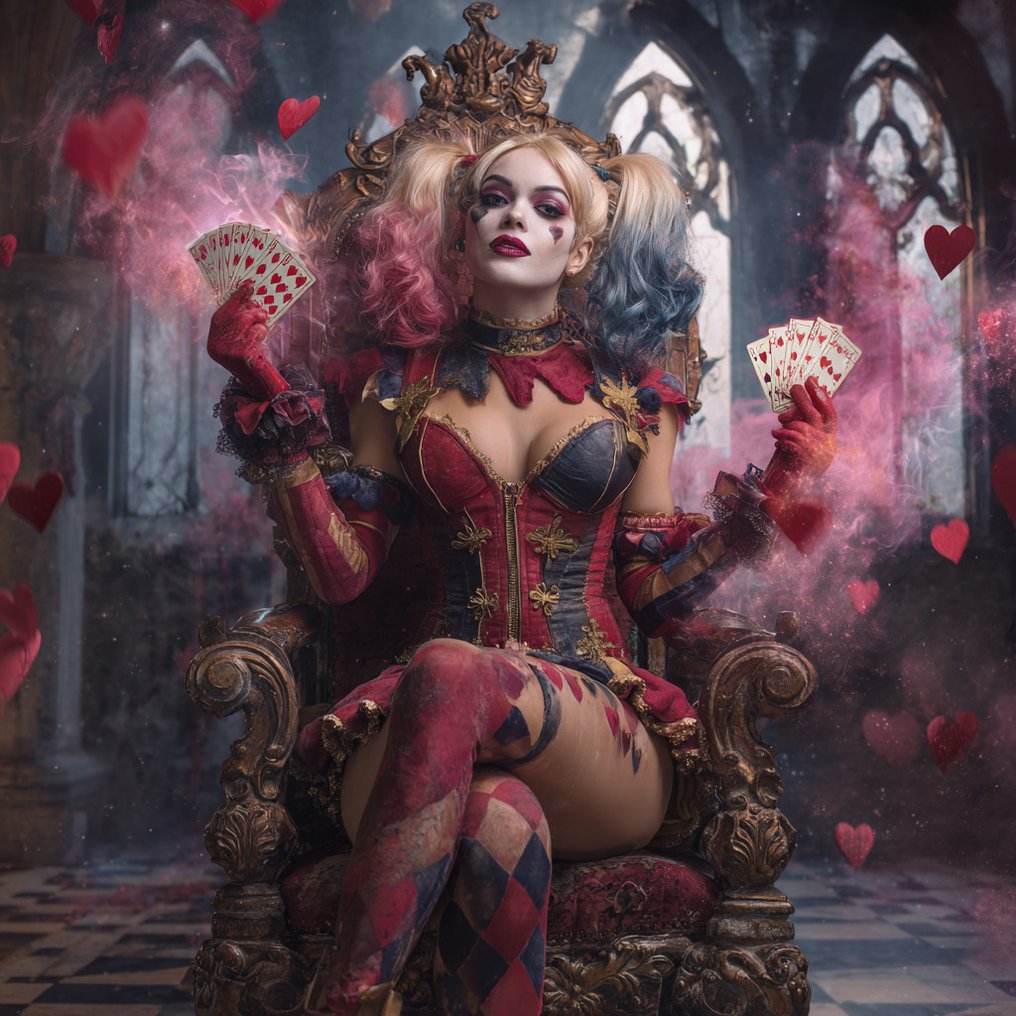 Shayer - Harley Quinn: Empress of Anarchy - XL - 60x80cm - !! 1/1 !! #1.0