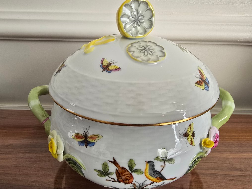 Herend - Σουπιέρα - Rothschild Bird - Χειροποίητο πορσελάνη ζωγραφισμένη με το χέρι #1.0