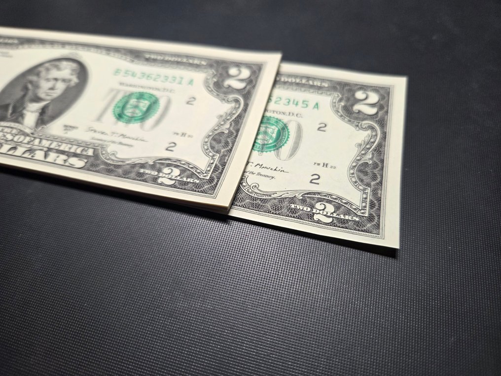 Estados Unidos da América. - 15 x 2 Dollars - 2017 A - consecutive  (Sem preço de reserva) #2.1