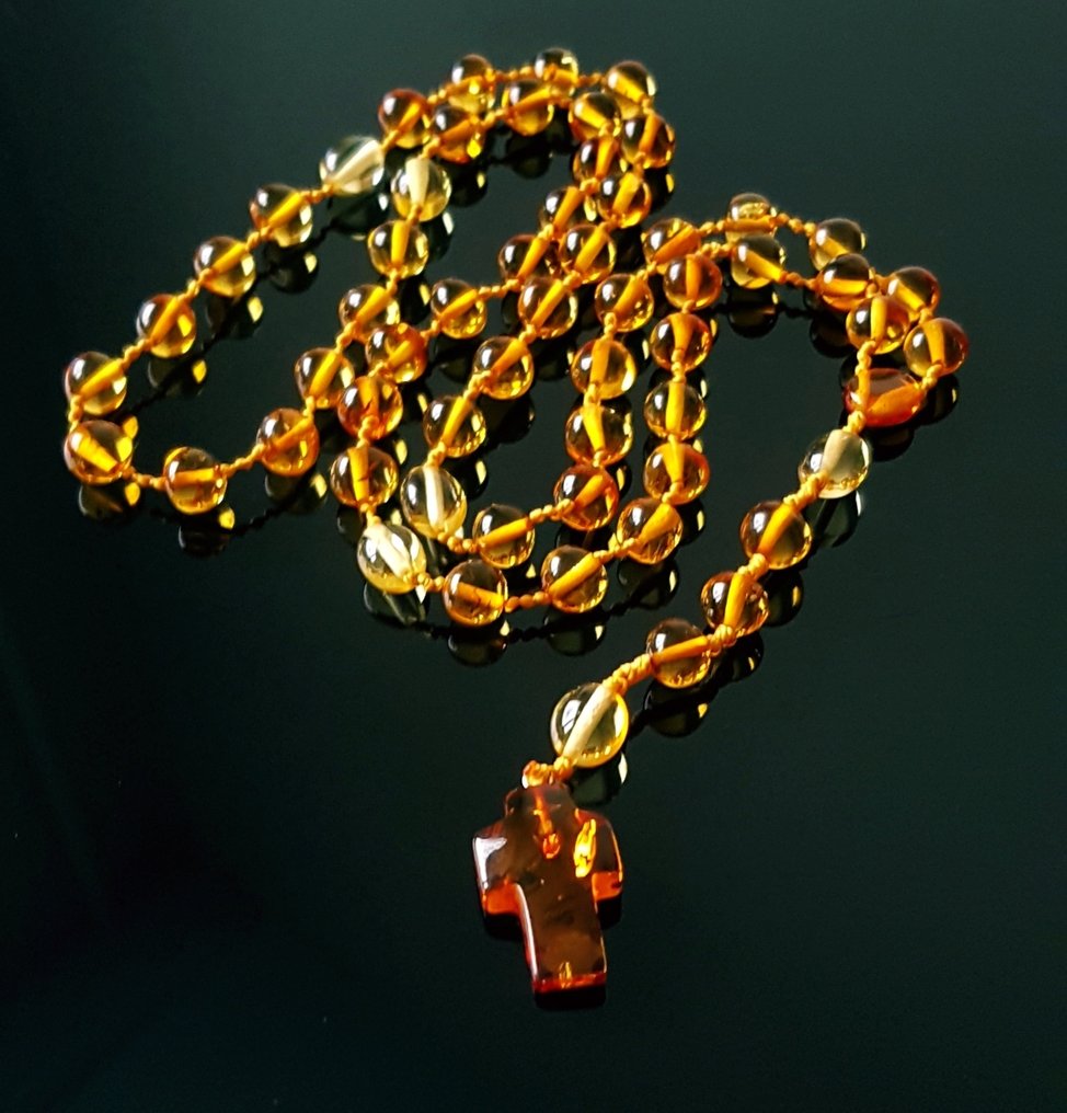  誦經念珠 - 琥珀, 波罗的海琥珀念珠 - 手工制作 - 2025  #1.0