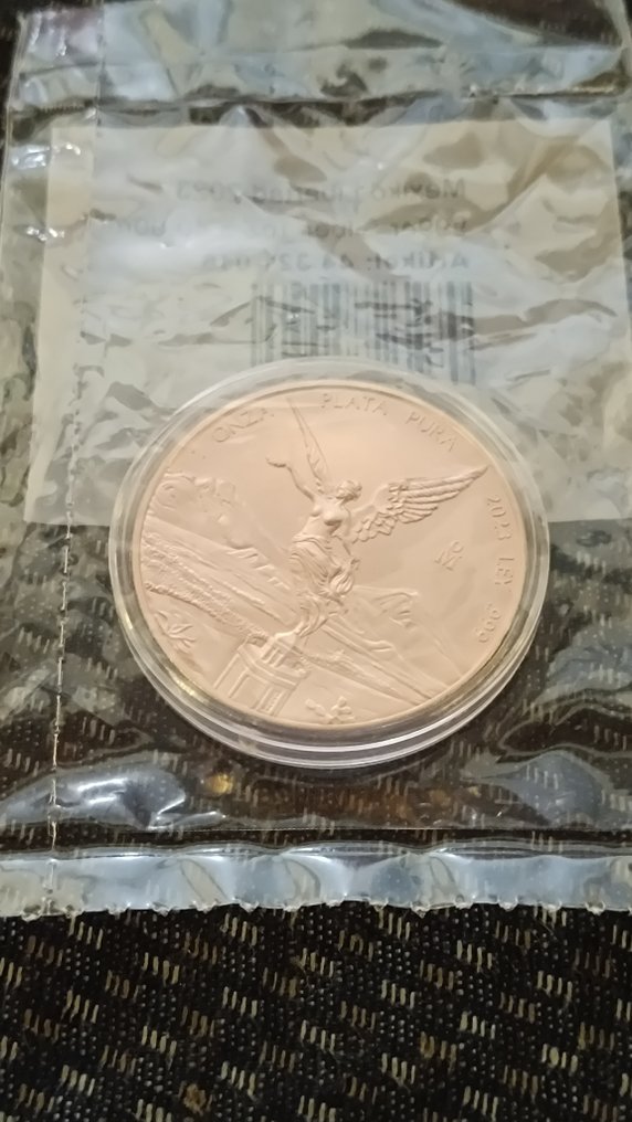 墨西哥. 1 Onza 2023 Libertad - plaquée Or rose, 1 Oz (.999) (没有保留价) #3.2