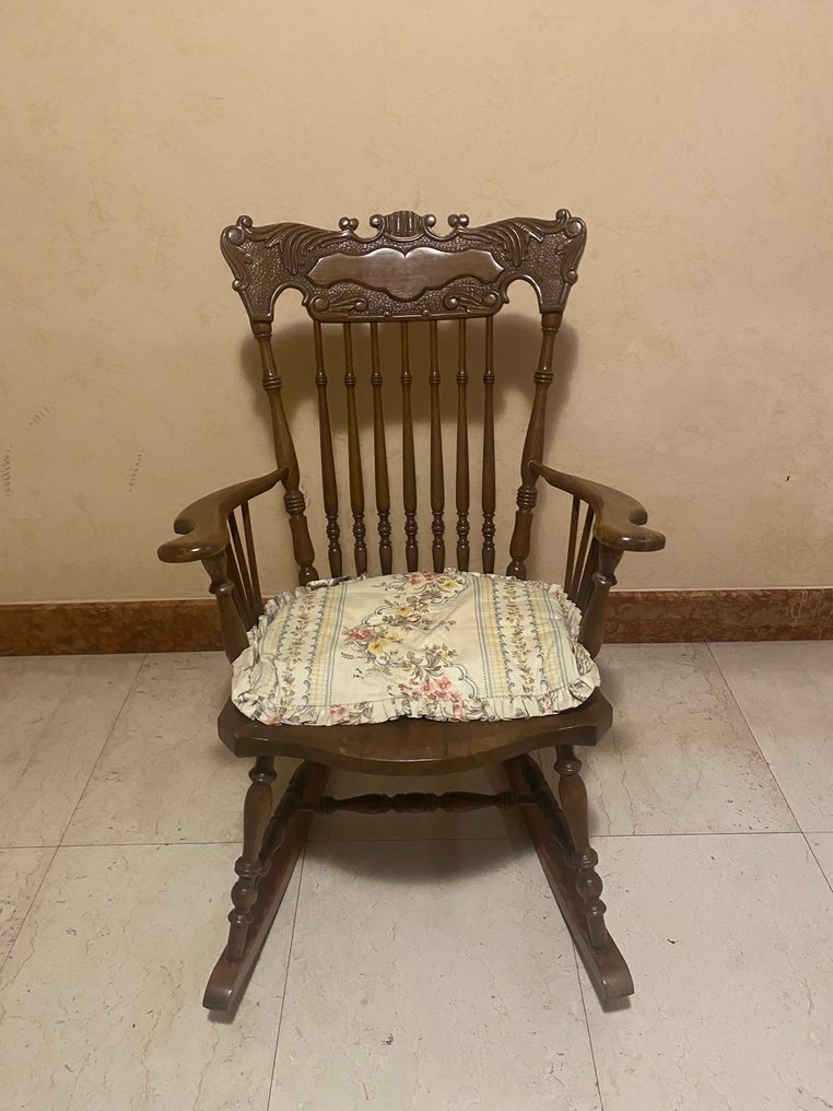 Sedia a dondolo - Sedia a dondolo - Legno #1.0