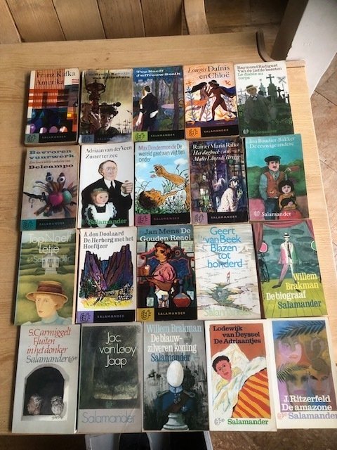 Marcellus Emants, Willem Brakman, Harry Mulisch, Franz Kafka, e.a. - Salamanderpockets - 1948-1977 #4.3