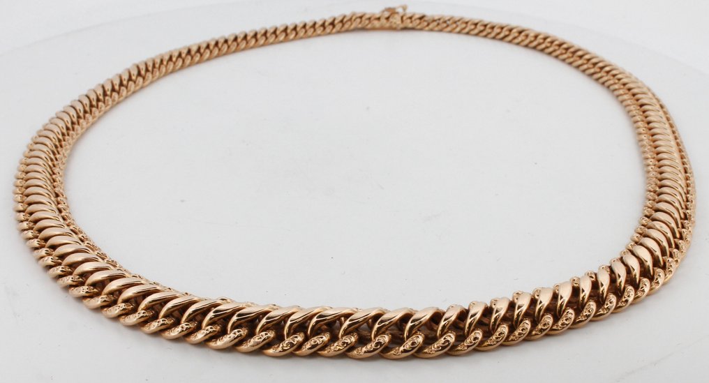 Zonder minimumprijs - Halsketting - 18 karaat Geel goud #3.2