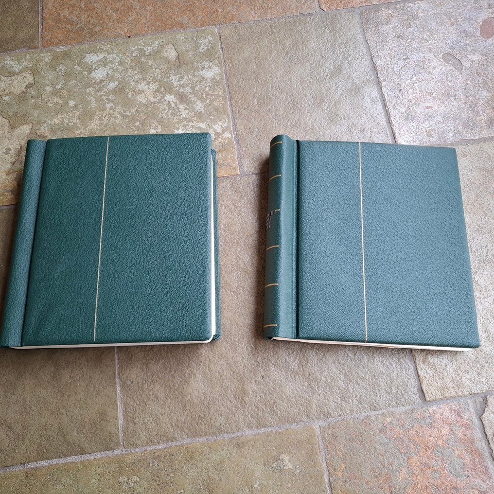 以色列 1969/1975 - 专门的邮票、块、册和FDC收藏，装订于2册Leuchtturm。 #1.0