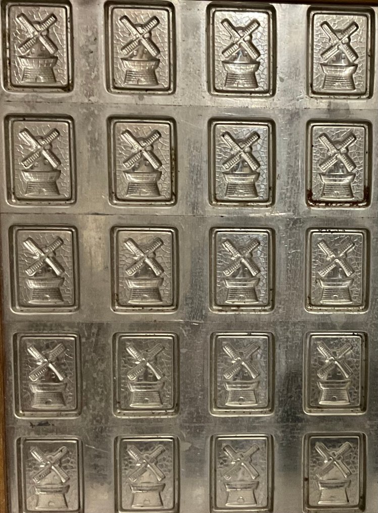 Chokoladeform - Vindmøller - Plakette - Metal #3.2