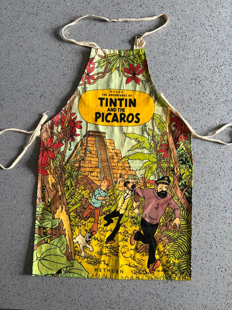 Tintin - Rare tablier SARI 1981 Tintin et les Picaros - 1 围裙 - 第一版 - 1981 #1.0