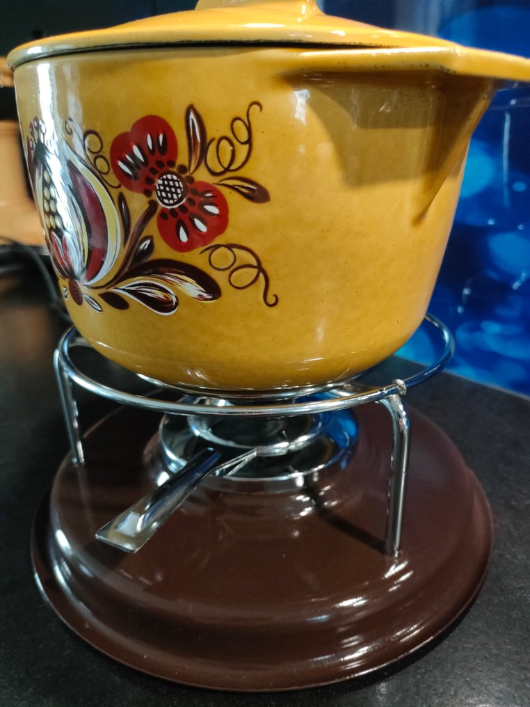 Nomar appareil à fondue iconique pour 6 personnes - Vas de copt - Fontă emailată de înaltă calitate #2.1