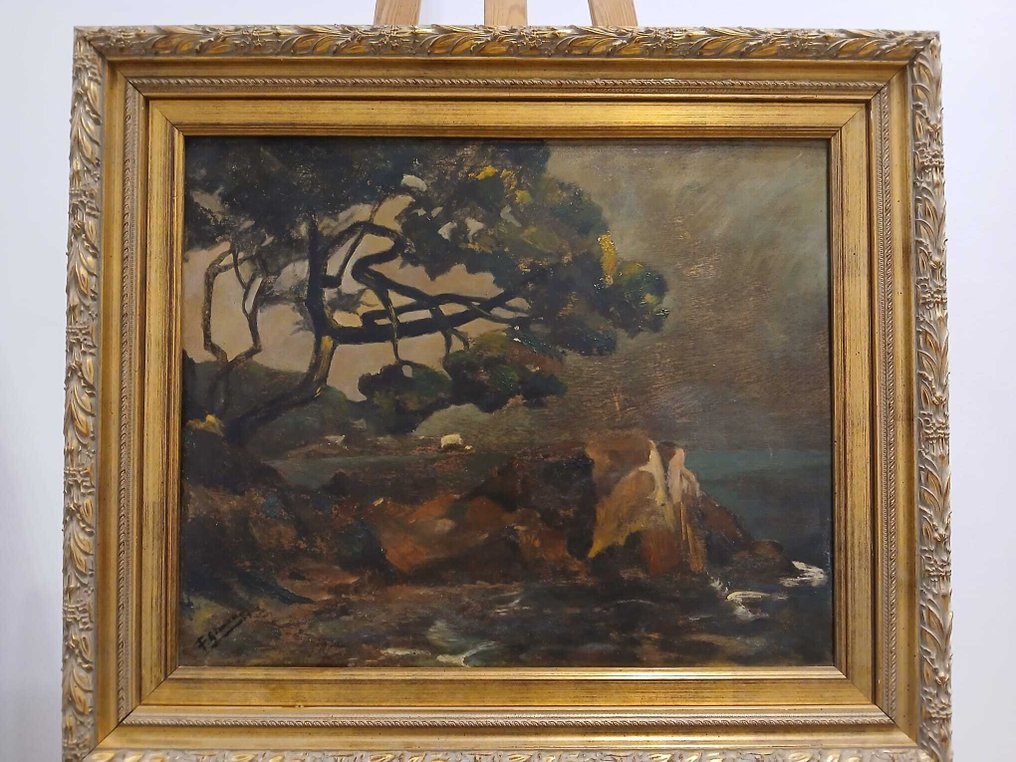 Francesc Gimeno Arasa (1858-1927), Attributed to - El pino solitario #1.0