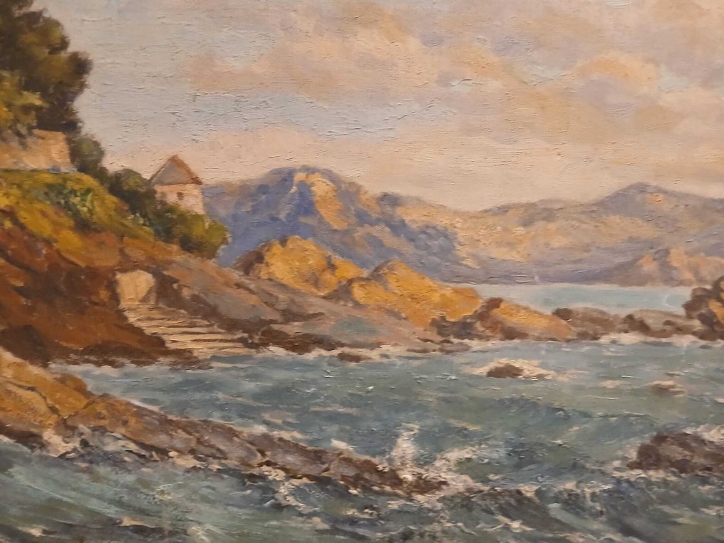 Scuola francese (XIX) - La Costa Azul #1.0