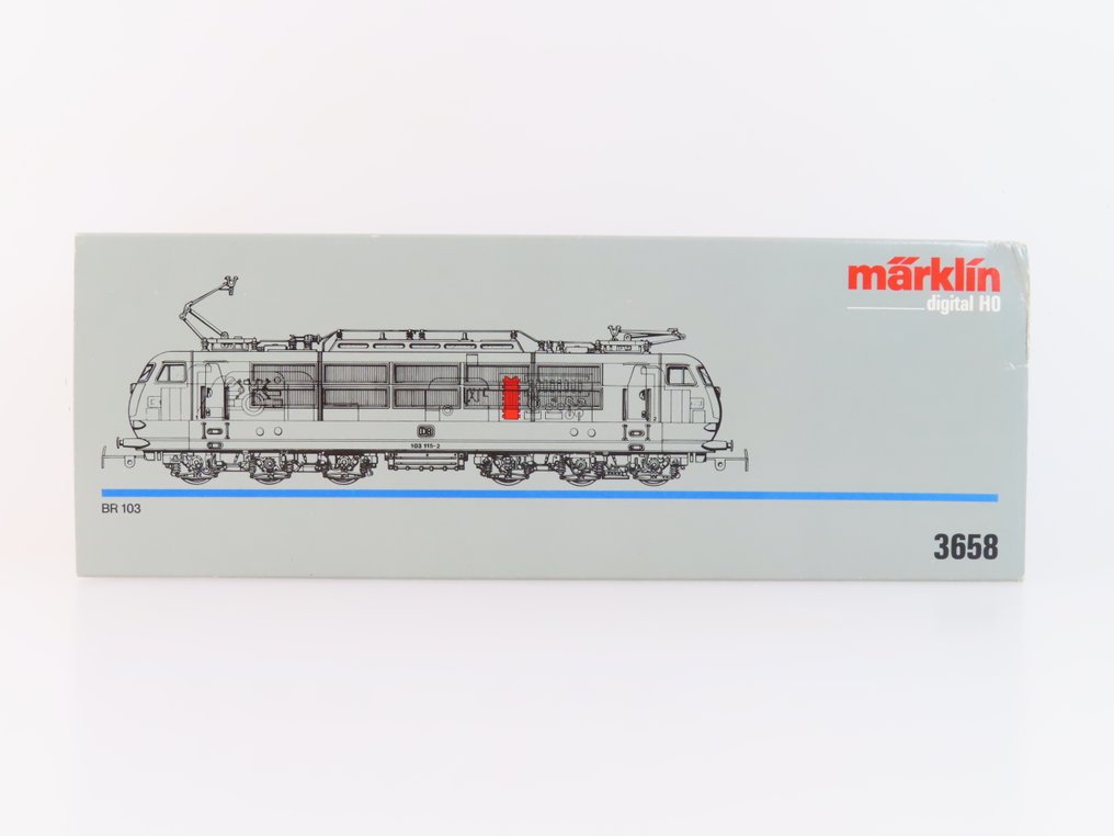 Märklin H0 - 3658 - Elektrische locomotief (1) - BR 103, digitaal - DB #2.1