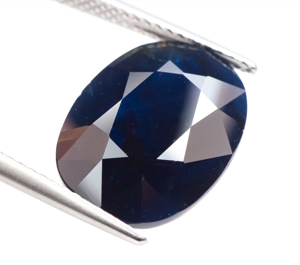 沒有保留價 藍寶石  - 10.05 ct - Lotus Gemology - Deep Blue #2.1