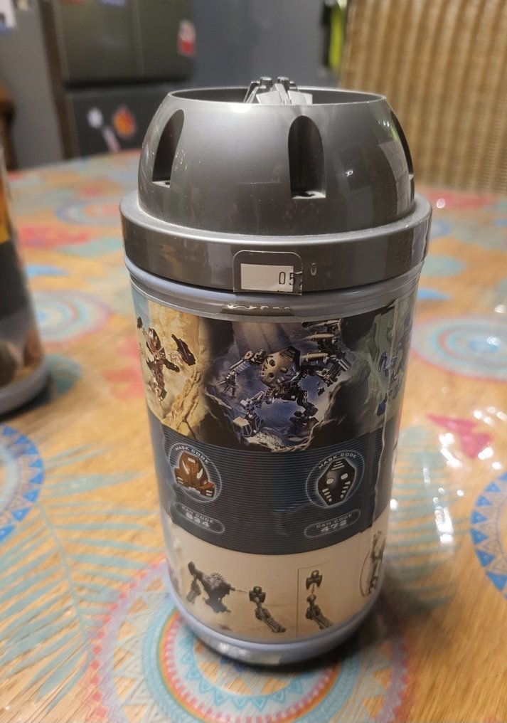 LEGO Set - Bionicle - Toa Mata canisters from the 2001, Pohatu, Kopaka, Tahu,Lewa #1.0