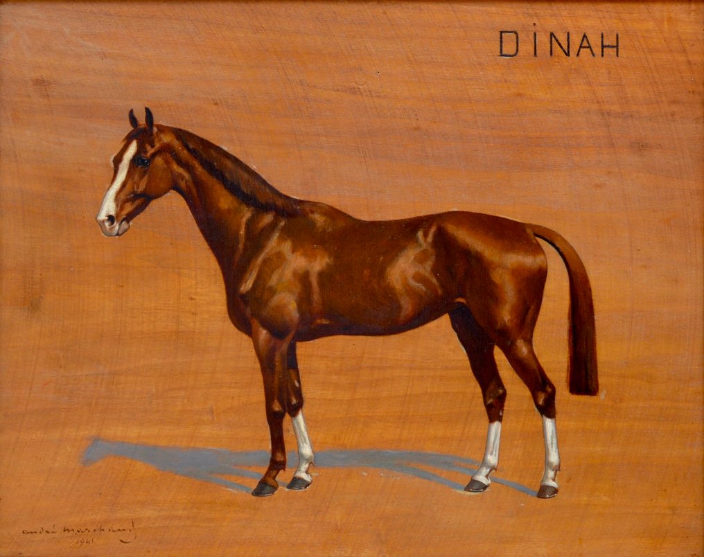 André Marchand (1877-1951) - Dinah, la jument anglo-arabe, 1941 #1.0