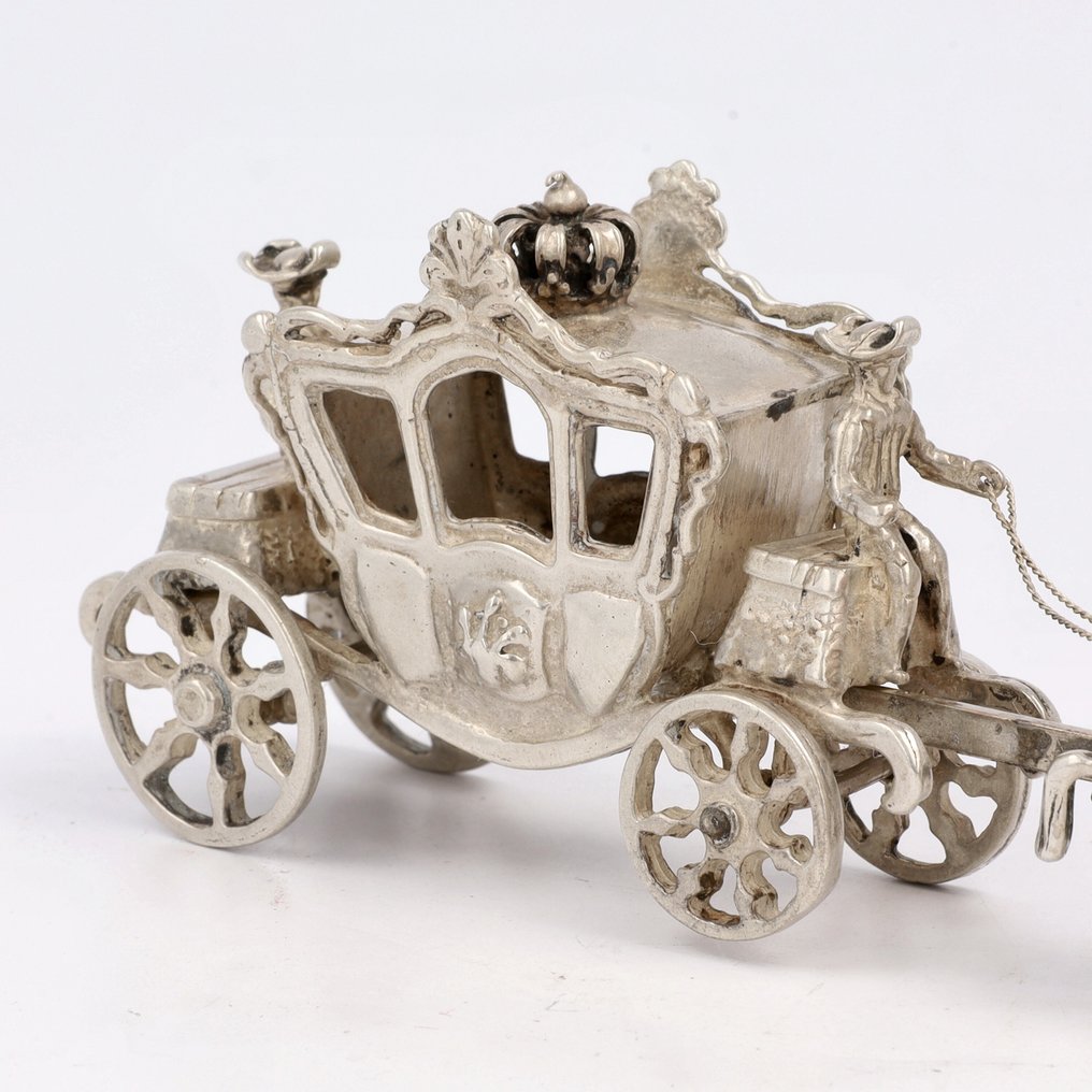 C. A. Stout "de Gouden Koets" - Figură în miniaturală - .835 argint #4.3