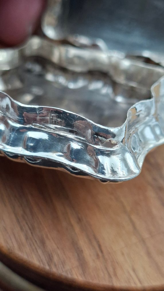 Schoonhoven - Caixa de comprimidos - Caixa de comprimidos - .835 prata - Caixa de comprimidos com filigrana. #1.0