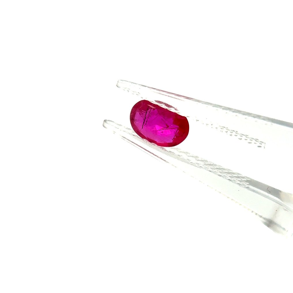 Ingen mindstepris - 1 pcs Rød, Lyserød Rubin - 0.90 ct - Antwerp Laboratory for Gemstone Testing (ALGT) #1.0