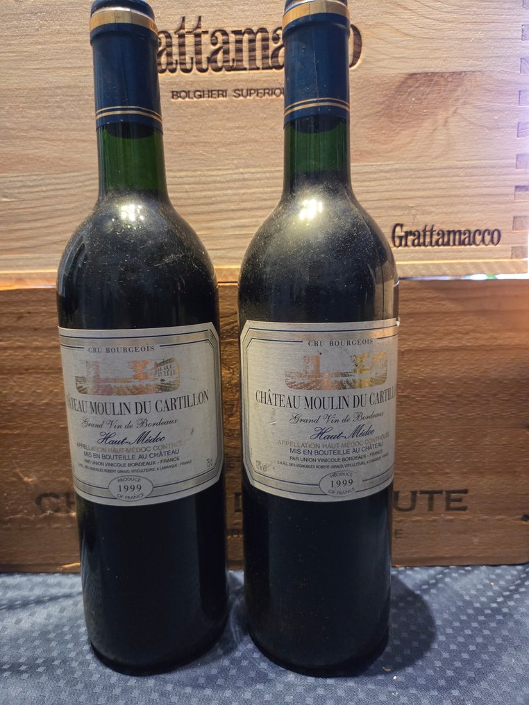 1996 Mouton Cadet, 2000 x 2 Chateau Ouvrard, 1997 x 2 Château Goulefaisan, 1999 x 2 Château Moulin Du - Bordeaux - 7 Bottles (0.75L) #1.0